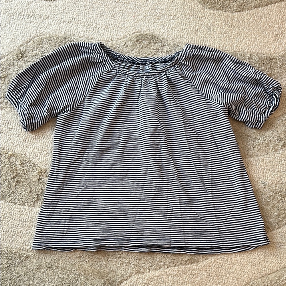 Chic Striped Black and White Shirt
